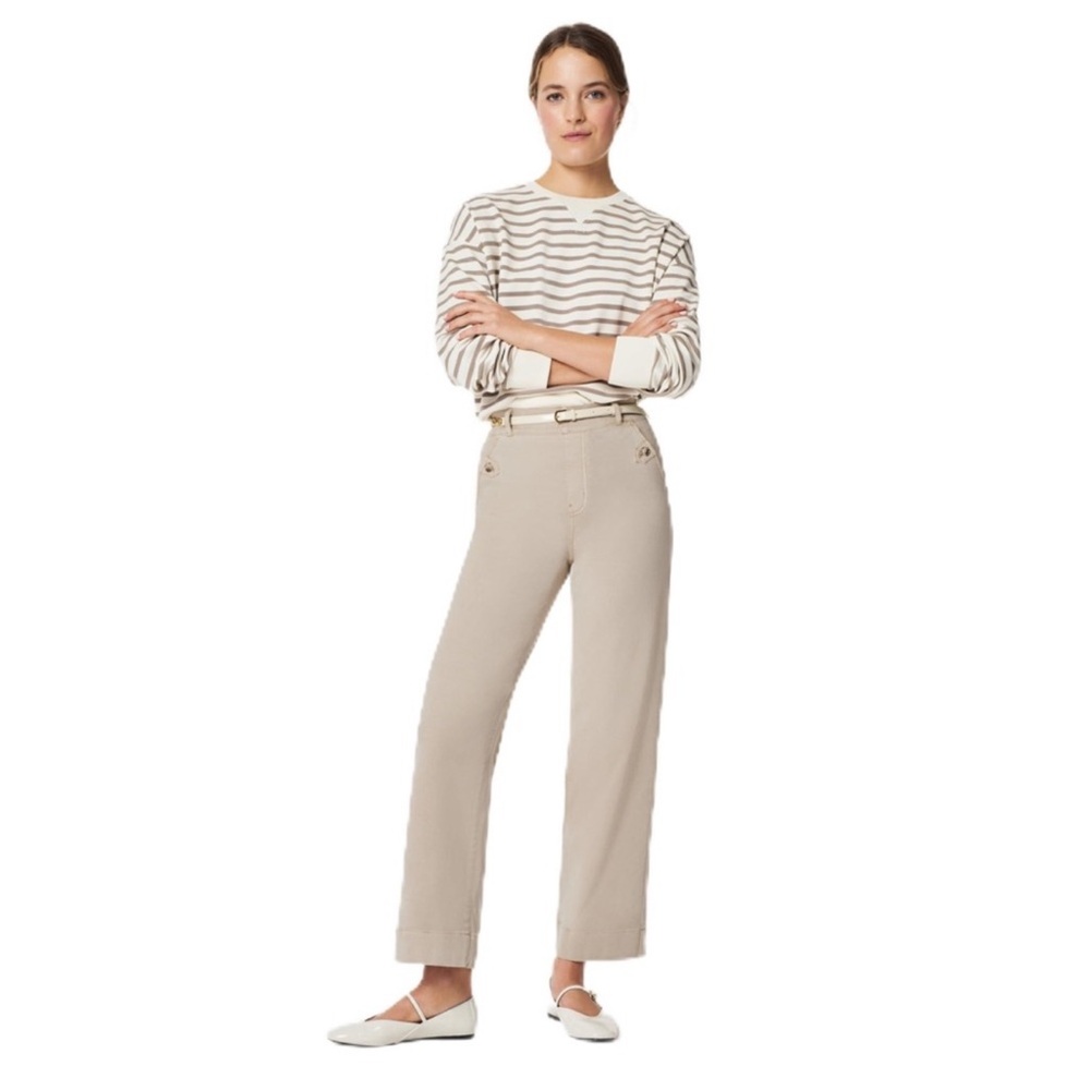 SPANX® Stretch Bone Twill Pull-On Cropped Pant